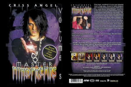 DVD Master Mindfreaks vol.5 (C. Angel) - criss angel