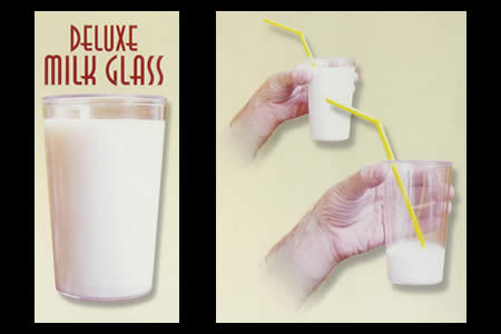 Deluxe milk glass