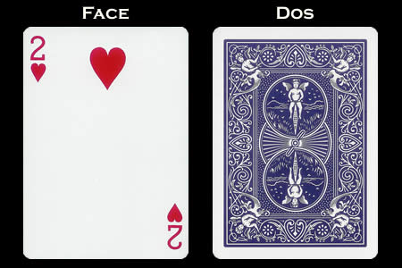 2 of Hearts Index Only BICYCLE Card