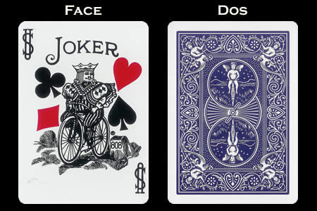 Carta BICYCLE Joker con 4 Palos