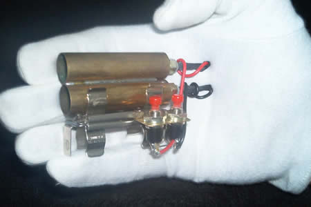 Double shooting pyrowizard flash gun