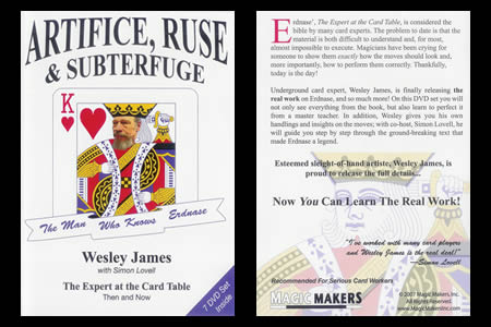 Expert at the Card table (7 DVDs et 1 Livre) - wesley james