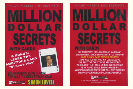 DVD Million Dollar secrets - simon lovell
