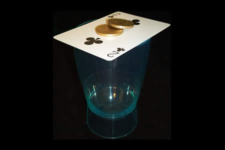 Two Coins thru card 50 cts. € Two Coins thru card 50 cts. €
