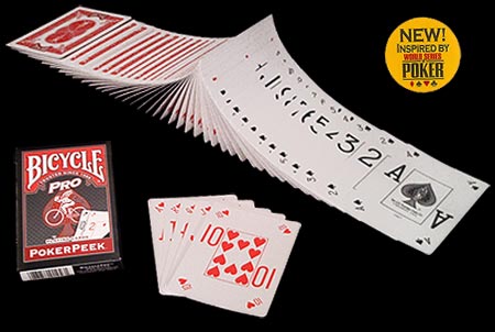 Pro Poker Peek BICYCLE Deck