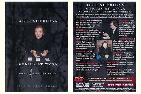 DVD Genius at Work (Vol.4) Stand-up Stunners - jeff sheridan DVD Genius at Work (Vol.4) Stand-up Stunners - jeff sheridan