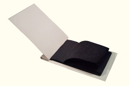 Flash Paper booklet - Black (5 x 8 cm)