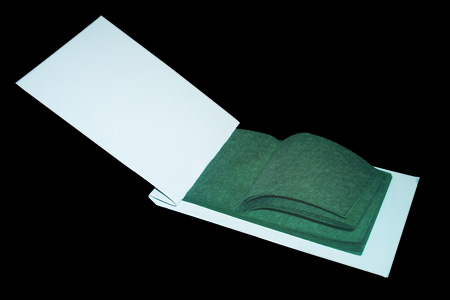 Librillo de Papel Flash Verde (5 x 8 cm)