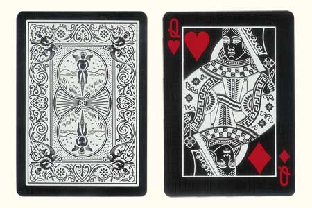 Red Queen's Double Index BICYCLE Tiger Card