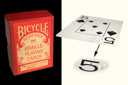 Baraja BICYCLE Braille