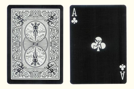 Shattered Ace of Clubs BICYCLE Tiger Card Shattered Ace of Clubs BICYCLE Tiger Card