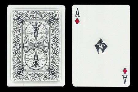 Carta BICYCLE Ghost As de Rombos roto Carta BICYCLE Ghost As de Rombos roto