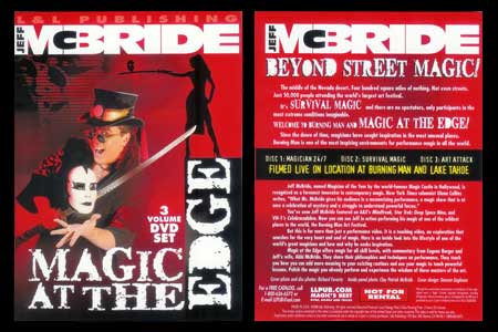 DVD Magic At The Edge - jeff mc-bride