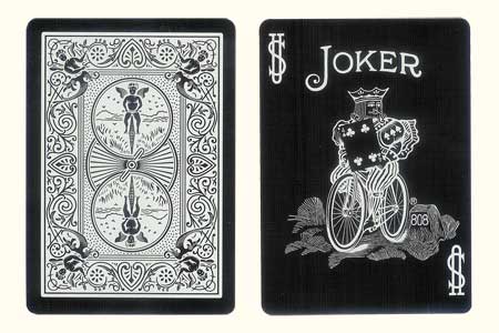 Carta BICYCLE Tiger Joker con 4 de Trébol