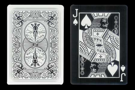 Jack of Spades BICYCLE Card with Ghost Back