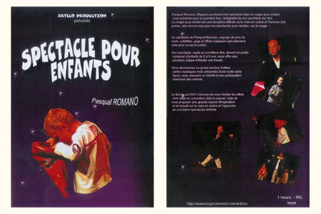 DVD Spectacle pour enfants - pascal romano