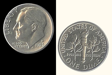 1 Dime Coin (per unit)