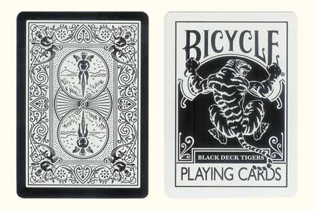 Carta BICYCLE Tiger cara Estuche Blanco