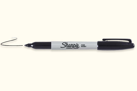 Sharpie permanent marker