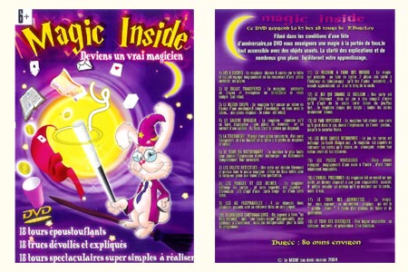 DVD Magic Inside - pierre barclay
