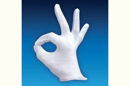 Gants blancs