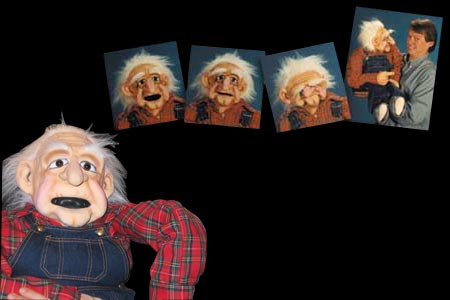 Marionnette de ventriloque Le Vieux (Axtell)