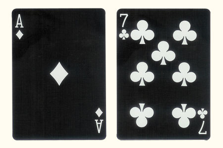 Carte Tiger double face as de carreau Carte Tiger double face as de carreau