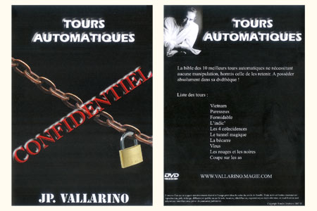 DVD Tours Automatiques - jean-pierre vallarino