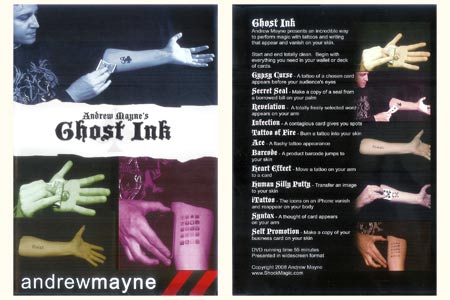 DVD Ghost Ink (Andrew Mayne) - andrew mayne