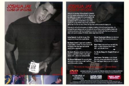 DVD Close up. Up close V1 (Joshua Jay) - joshua jay