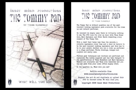 The Tommy Pad (DVD + Gimmick)