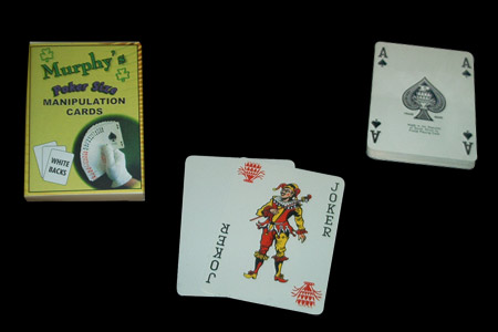 Cartes de manip poker Murphy's (blanc)