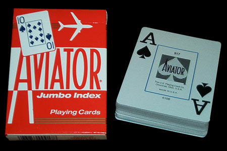 Cards Aviator Jumbo Index Poker Size