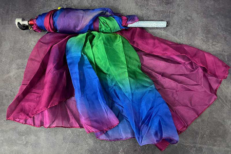 Appearing of big flag Appearing of big flag