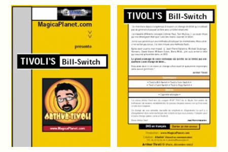 DVD & Booklet Bill-Switch  - arthur tivoli