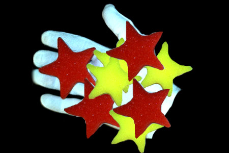 Sponge stars (per 4) - albert goshman