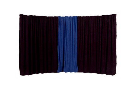 Curtains of scene Spider-flex Black