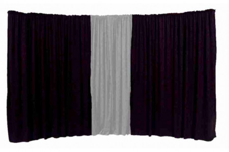 Curtains of scene Spider-flex Black