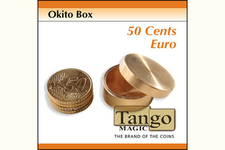 Okito Coin Box Brass 50 cent Euro - mr tango