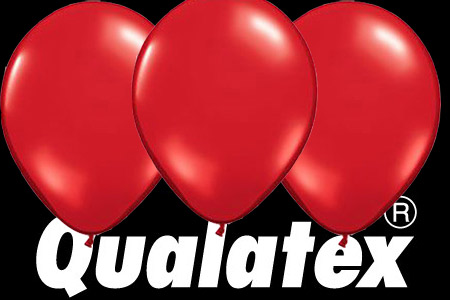 Ballons Qualatex Ronds Rouges (taille 5)