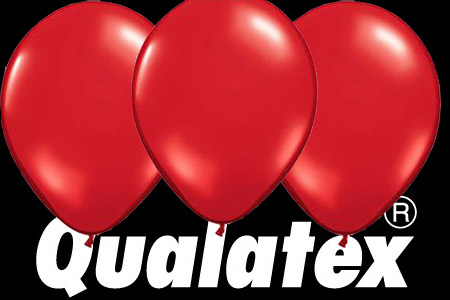 Globos Qualatex Redondos Rojos (tamaño 5)