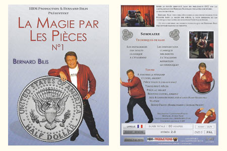 DVD La magie par les pièces (Vol.1) - bernard bilis