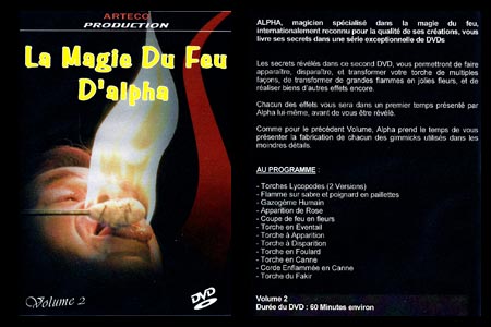 DVD La Magie du Feu D'Alpha (Vol.2) - alpha
