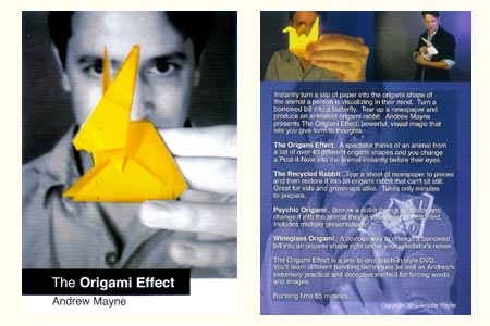 DVD The Origami Effect - andrew mayne