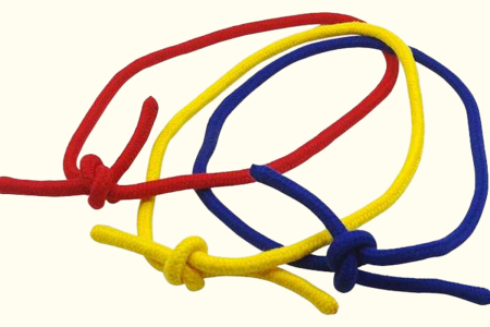 Linking rope loops (woolen)