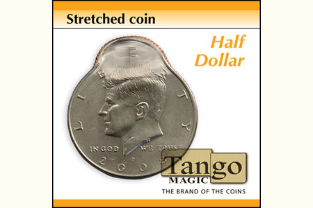 Streched coin half dollar