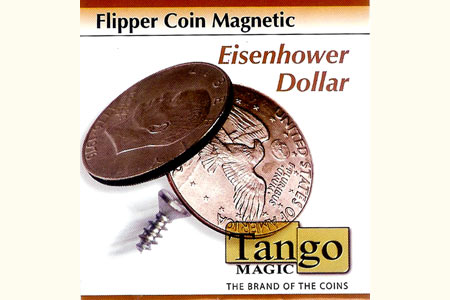 Flipper coin Magnetic Eisenhower dollar