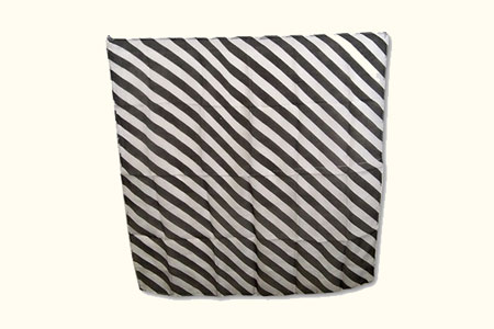 Foulard en soie Zebra (60 x 60 cm)