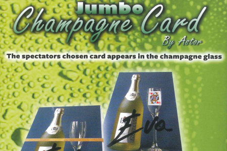 Jumbo champagne card