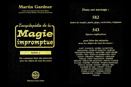 Encyclopédie de la Magie Impromptue - martin gardner